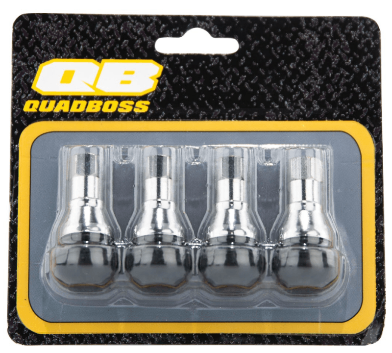QuadBoss — Tire Valve Set, Chrome
