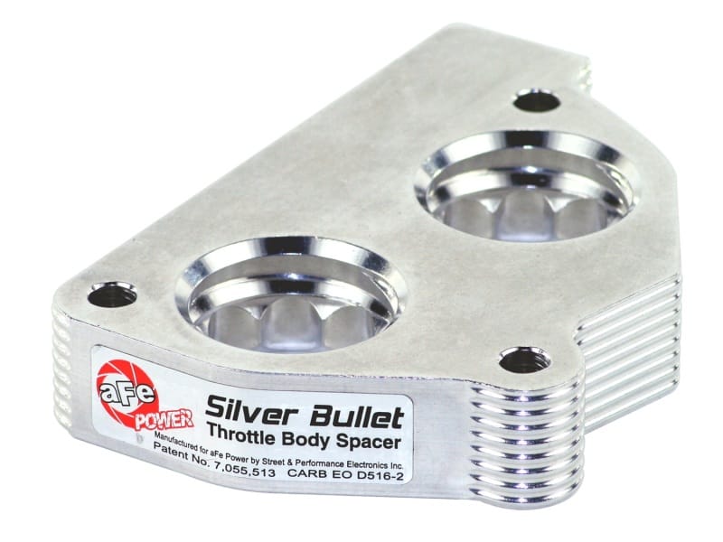aFe — Silver Bullet Throttle Body Spacer Kit
Silver Bullet Throttle Body Spacer