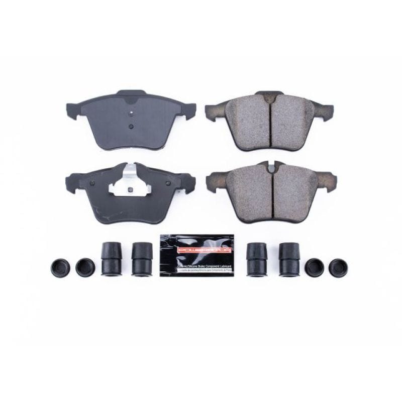 PowerStop — PowerStop - Z23 Daily Driver Carbon-Fiber Ceramic Brake Pads with Hardware Kit