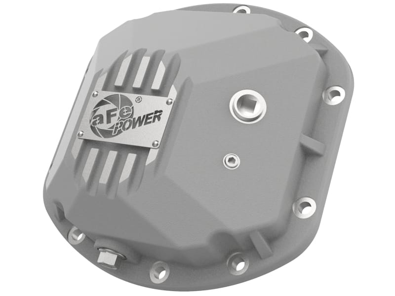 aFe — Street Series Dana 30 Front Differential Cover Raw w/ Machined Fins