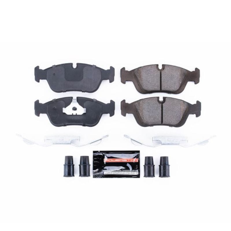 PowerStop — PowerStop - Z23 Daily Driver Carbon-Fiber Ceramic Brake Pads with Hardware Kit