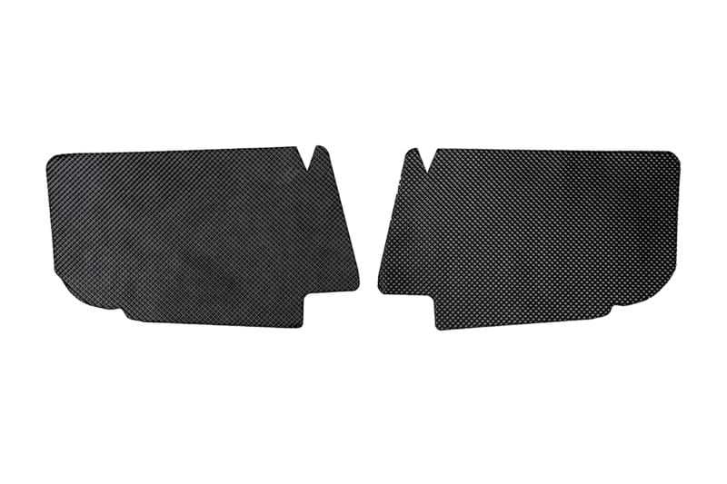 CORSA Performance — Pair of black aluminum exhaust cavity rear wheel self-adhesive heat wrap