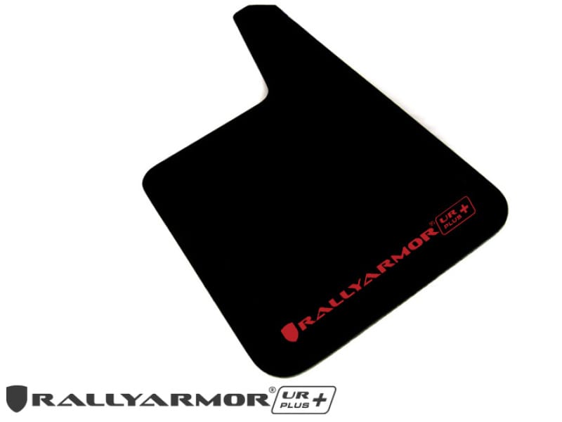 Rally Armor — Black Mud Flap/Red Logo