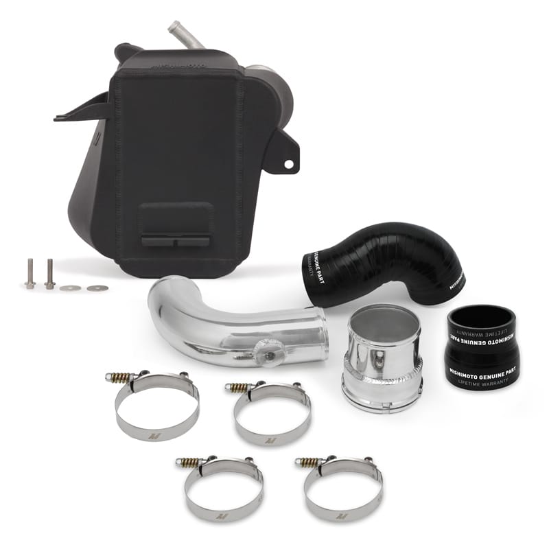 Mishimoto — Air-to-Water Intercooler, Black, fits Ford 6.7L Powerstroke 2017+