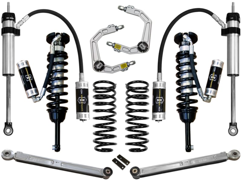 ICON — 10-UP FJ/10-UP 4RUNNER 0-3.5" STAGE 5 SUSPENSION SYSTEM W BILLET UCA
10-24 4RNR/10-14 FJ 0-3.5" STAGE 5 SUSPENSION SYSTEM W BILLET UCA