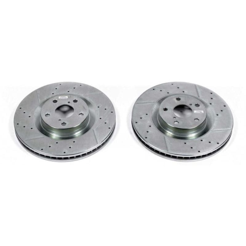 PowerStop — PowerStop Evolution Performance Drilled, Slotted & Plated Brake Rotor Pair
