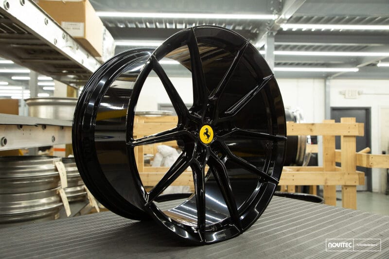 Vossen — Vossen x Novitec NF9 21x9in - 5x114.3 BP - ET30 - Gloss Black Ferrari GTC4Lusso / FF Front Wheel