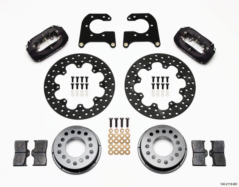 Wilwood — KIT,DRAG,REAR,FDL,BIG FORD,NEW STYLE 1.59 HAT,2.50 AXLE OFFSET,ANO