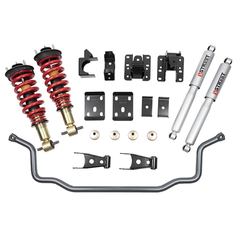 Belltech — PERFORMANCE HANDLING KIT W/ HEIGHT ADJUSTABLE COILOVERS & FRONT SWAY BAR - 987HK
Complete Kit Inc. Height Adjustable Front Coilovers & Front Sway Bar