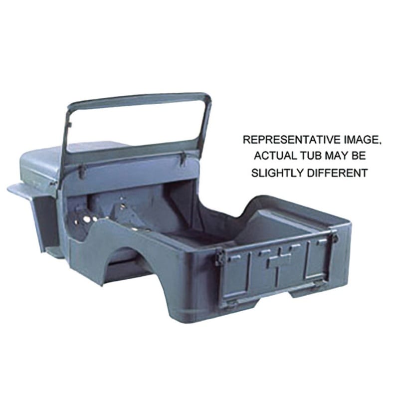 OMIX — Reproduction Steel Body Tub