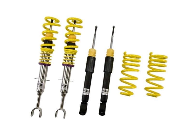 KW — Height adjustable stainless steel coilover system with pre-configured damping
KW COILOVER KIT V1 - 10210024