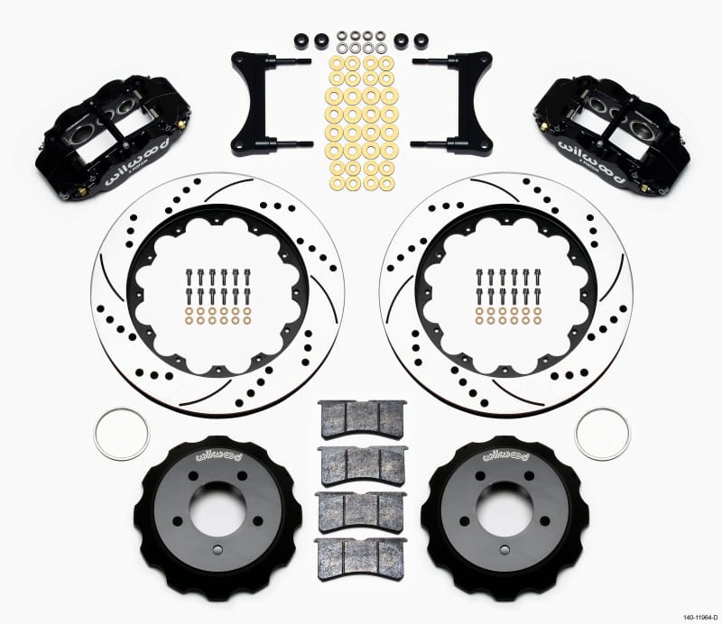 Wilwood — KIT,FRONT,MAZDA RX7,93-96,1.10 VENTED,14.00 ROTOR,DRILLED