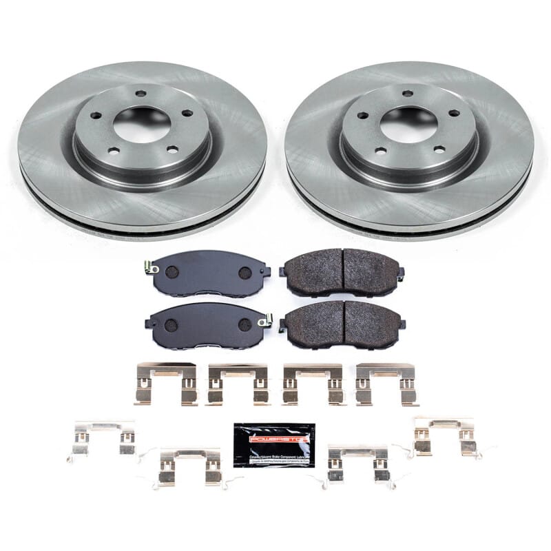 PowerStop — Track Day High-Performance Brake Pad and Rotor Kit