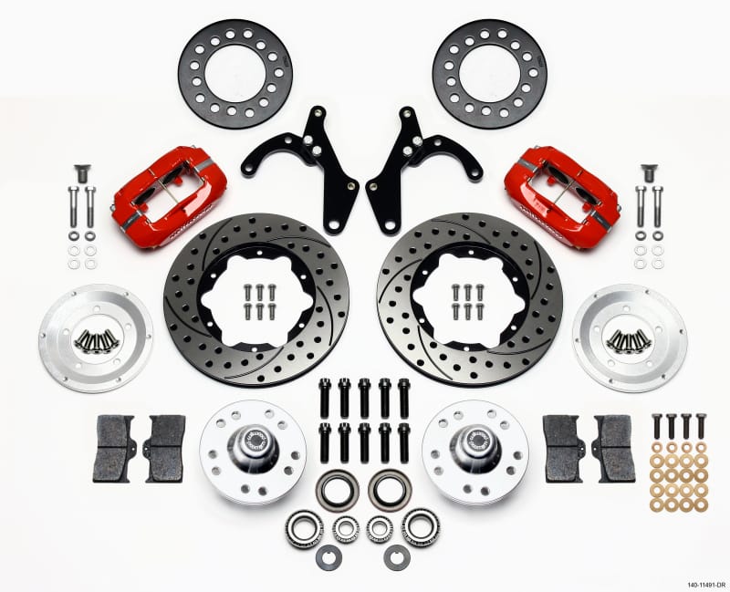 Wilwood — KIT,FRONT,CHEVY,55-57,FDLI,11.00 SRP,RED