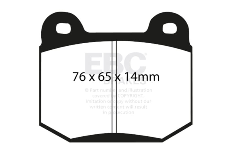 EBC — Redstuff Ceramic Low Dust Brake Pads