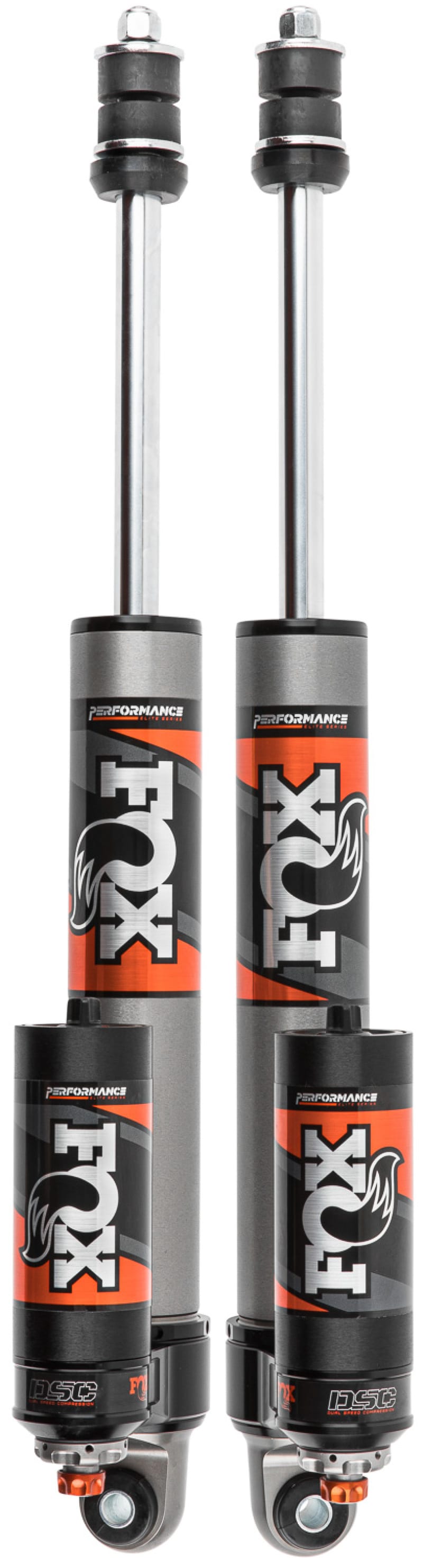 FOX — PERFORMANCE ELITE SERIES 2.5 RESERVOIR SHOCK (PAIR) - ADJUSTABLE
PERFORMANCE ELITE SERIES 2.5 RESERVOIR SHOCK (PAIR)-ADJUSTABLE
