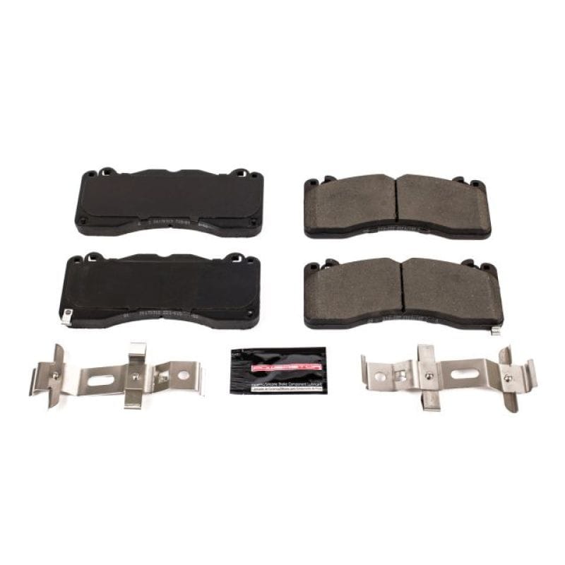 PowerStop — PowerStop - Z23 Daily Driver Carbon-Fiber Ceramic Brake Pads with Hardware Kit
