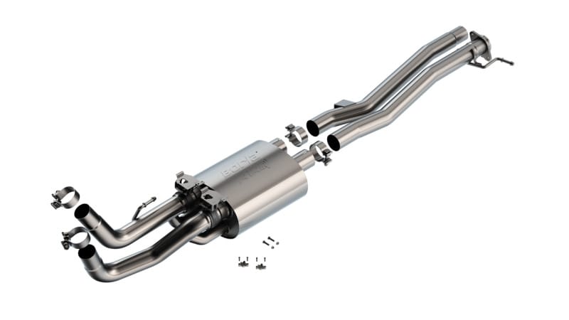 Borla — Mid-Section Exhaust System w/ Muffler & Mid-Pipe - ATAK®