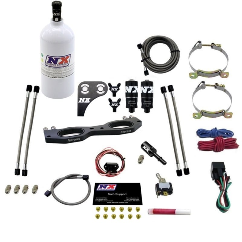 Nitrous Express — Nitrous Express Polaris RZR 1000cc Nitrous Plate Kit w/2.5lb Bottle
Injection System Kit
N2OSys