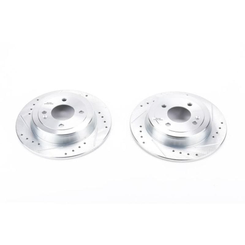 PowerStop — PowerStop Evolution Performance Drilled, Slotted & Plated Brake Rotor Pair