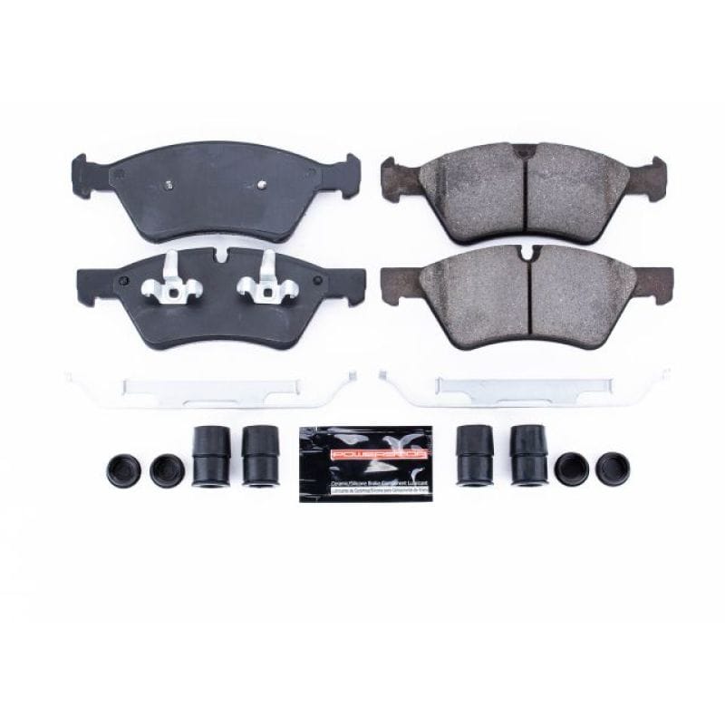 PowerStop — PowerStop - Z23 Daily Driver Carbon-Fiber Ceramic Brake Pads with Hardware Kit