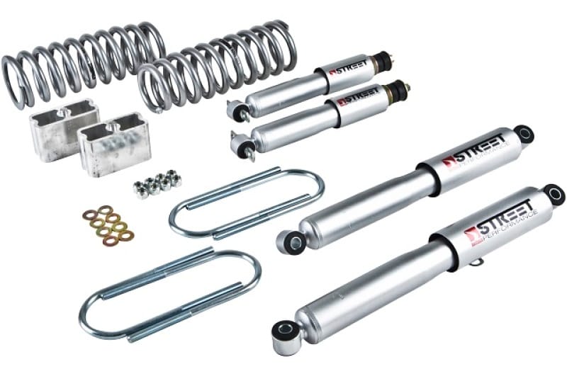 Belltech — Front And Rear Complete Kit W/ Street Performance Shocks
LOWERING KIT W/ STREET PERFORMANCE SHOCKS - 443SP