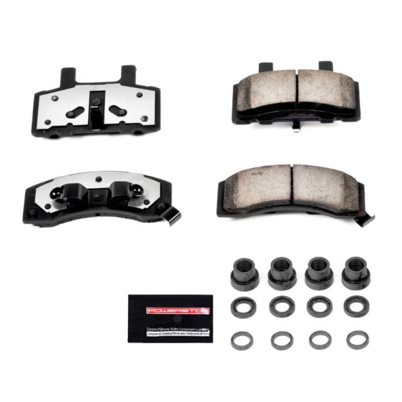 PowerStop — PowerStop - Z36 Truck and SUV Carbon-Fiber Ceramic Brake Pads with Hardware Kit