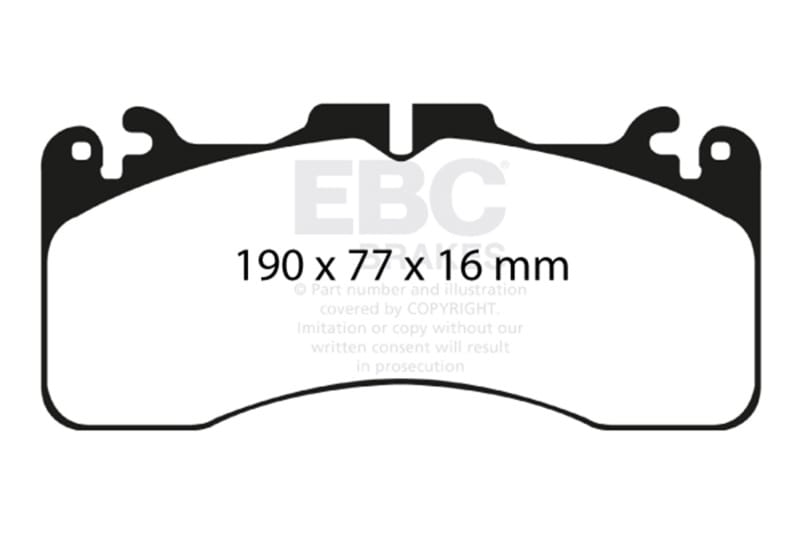 EBC — Redstuff Ceramic Low Dust Brake Pads