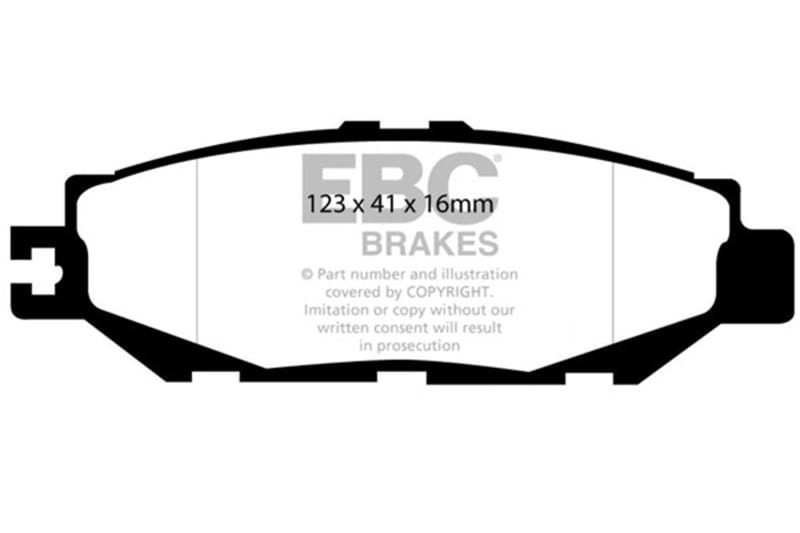 EBC — Redstuff Ceramic Low Dust Brake Pads
