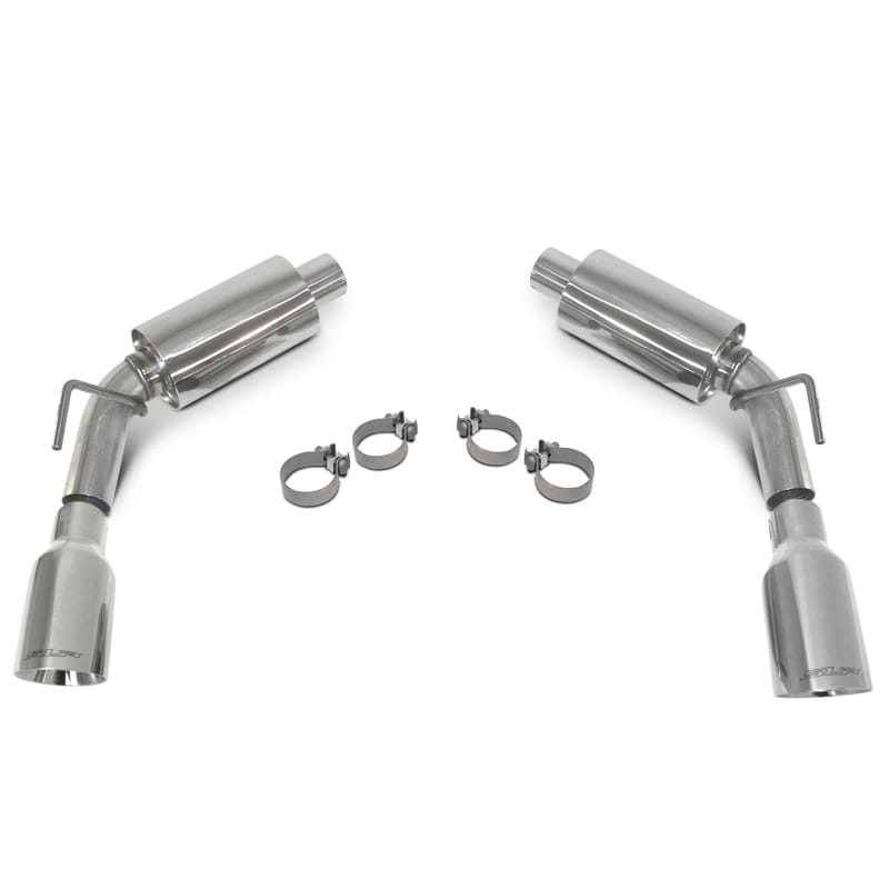 SLP — Axle-Back Exhaust, 2010-15 V8 Camaro "LoudMouth II" w/4" Tips