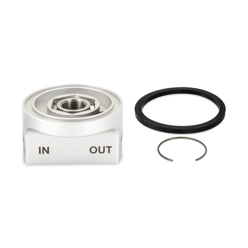 Mishimoto — Remote Oil Filter Take-Off Plate, 3/4-16