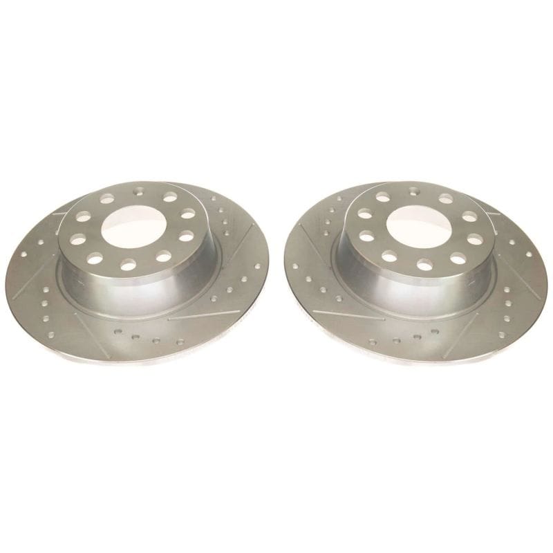 PowerStop — PowerStop Evolution Performance Drilled, Slotted & Plated Brake Rotor Pair