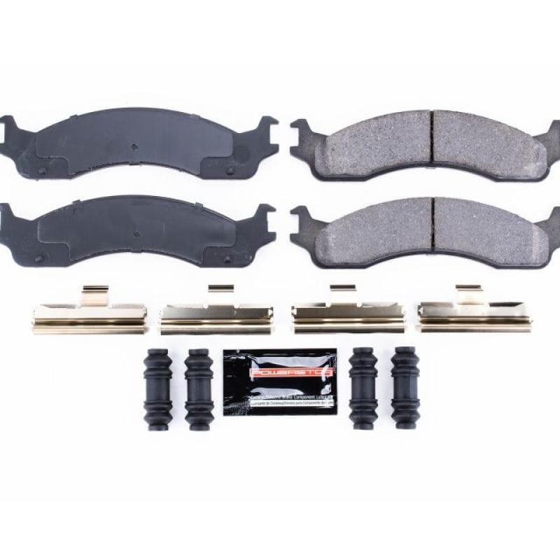 PowerStop — PowerStop - Z23 Daily Driver Carbon-Fiber Ceramic Brake Pads with Hardware Kit