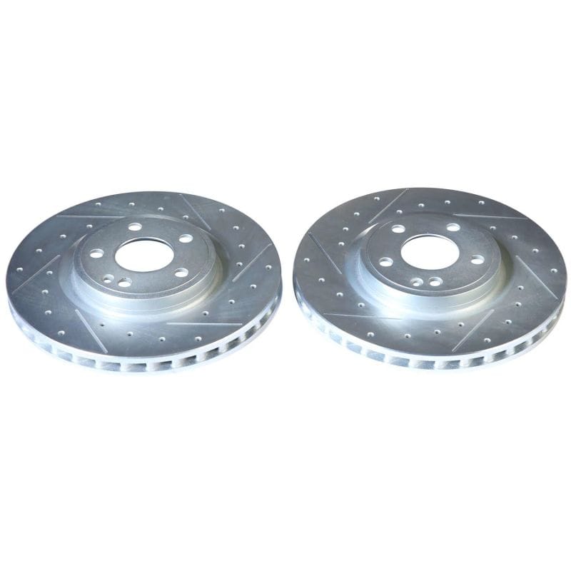 PowerStop — PowerStop Evolution Performance Drilled, Slotted & Plated Brake Rotor Pair