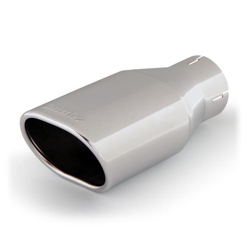 Banks Power — Banks Power Tailpipe Tip Kit - SS Obround Angle Cut - Chrome - 2.5in Tube 3.13in X 3.75in X 11in
Performance Exhausts