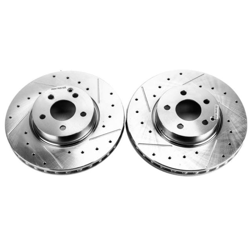 PowerStop — PowerStop Evolution Performance Drilled, Slotted & Plated Brake Rotor Pair