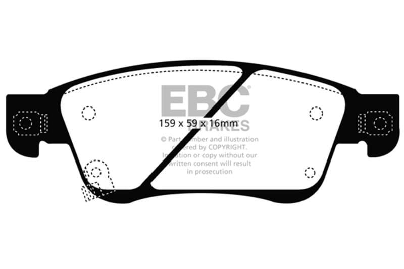 EBC — Ultimax OEM Replacement Brake Pads