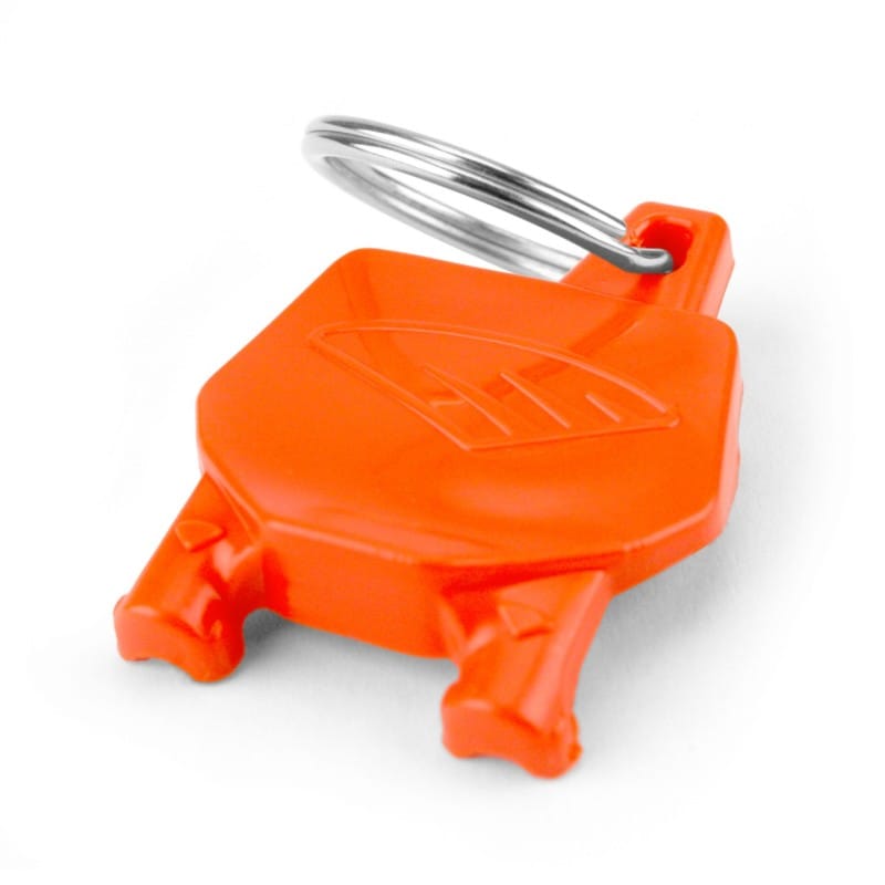 Cycra — Cycra Key Ring with Number Plate - Orange