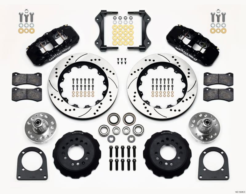 Wilwood — Wilwood AERO6 Front Hub Kit 14.00in Drilled TCI-IFS 71-78 (Pinto Based)
BRAKE KIT