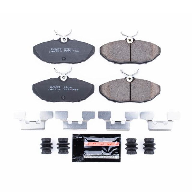 PowerStop — PowerStop - Z23 Daily Driver Carbon-Fiber Ceramic Brake Pads with Hardware Kit