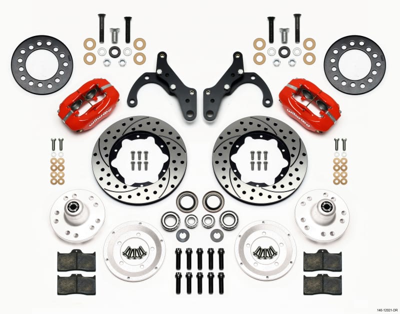 Wilwood — KIT,FRONT,IMPALA DRUM 65-68,FDLI 11.00,SRP,RED