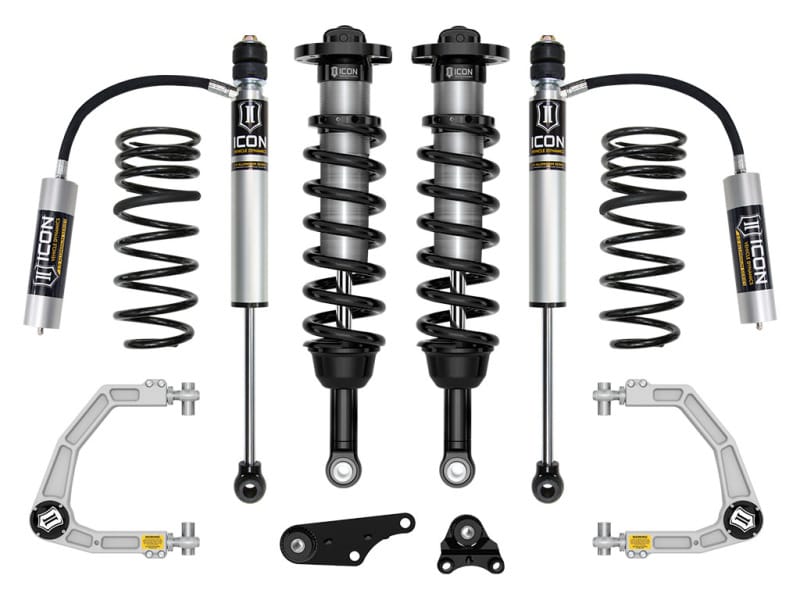 ICON — 24-25 TACOMA 1.25-3" STAGE 3 SUSPENSION SYSTEM BILLET WITH TRIPLE RATE SPRING