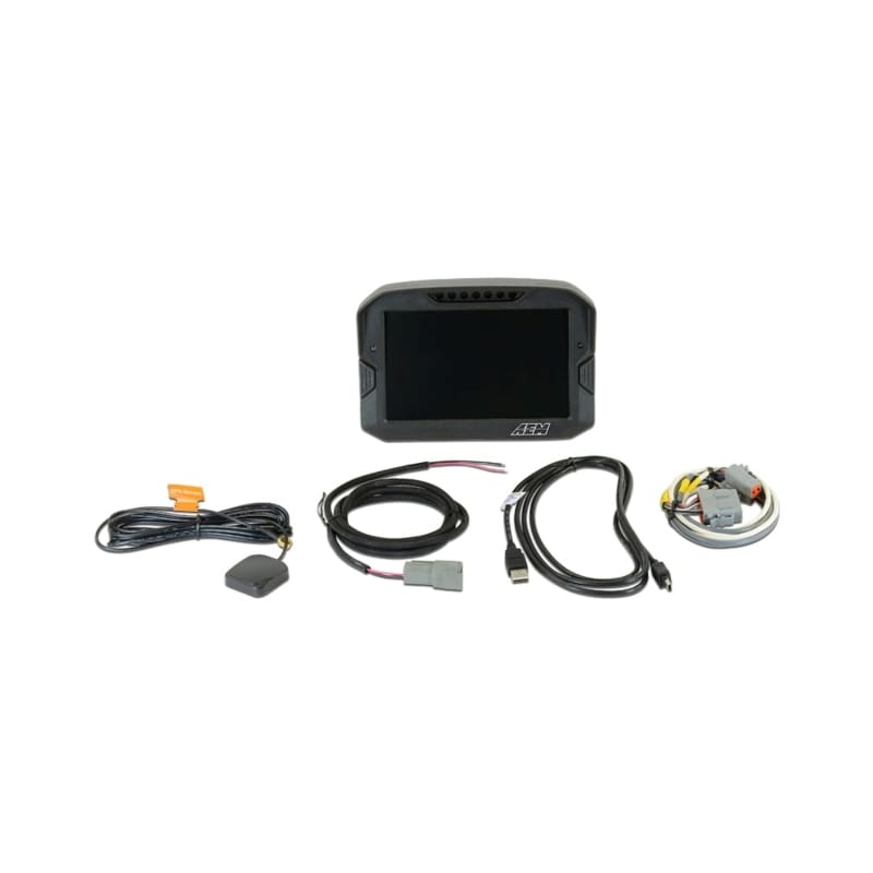 AEM — CD-7G non-logging, GPS enabled racing dash,CAN input only,carbon fiber enclosure
AEM CD-7G Carbon Non-Logging Display with Internal GPS