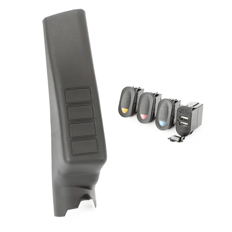 Rugged Ridge — A Pillar Switch Pod Kit
SWITCHES/KNOBS-OMIX