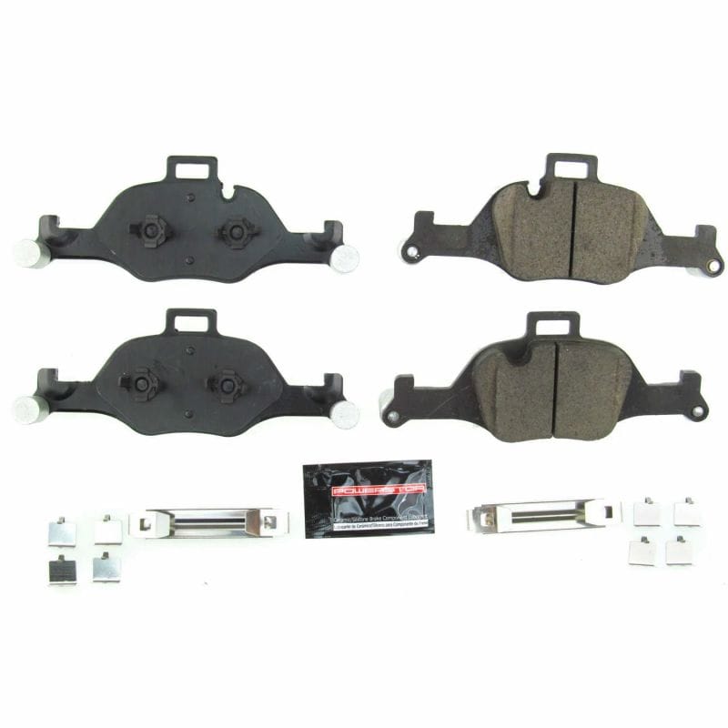 PowerStop — PowerStop - Z23 Daily Driver Carbon-Fiber Ceramic Brake Pads with Hardware Kit