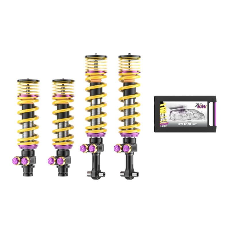 KW — 4 Way Adjustable coilovers with low & high-speed compression & rebound control
KW COILOVER KIT V5 - 30950038
