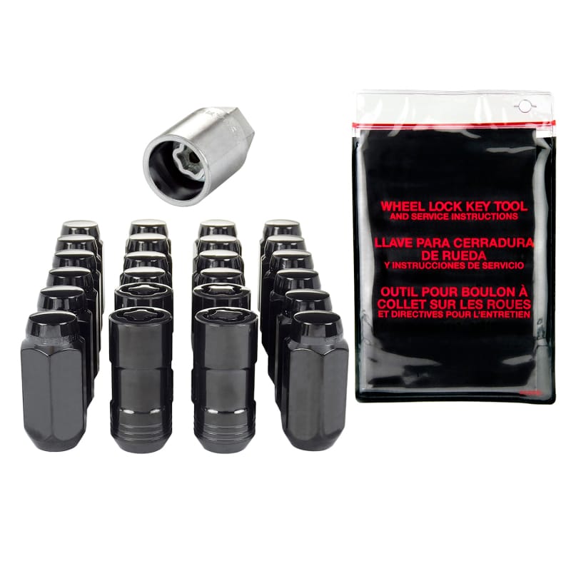 McGard — Cone Seat Exposed Style Wheel Installation Kit-Black