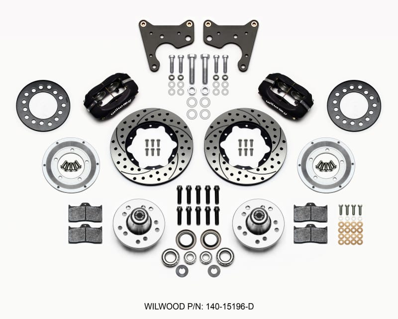 Wilwood — KIT,FRONT,MOPAR,C-BODY,DRUM,FDLI,11.00 SRP,BLACK POWDER COAT