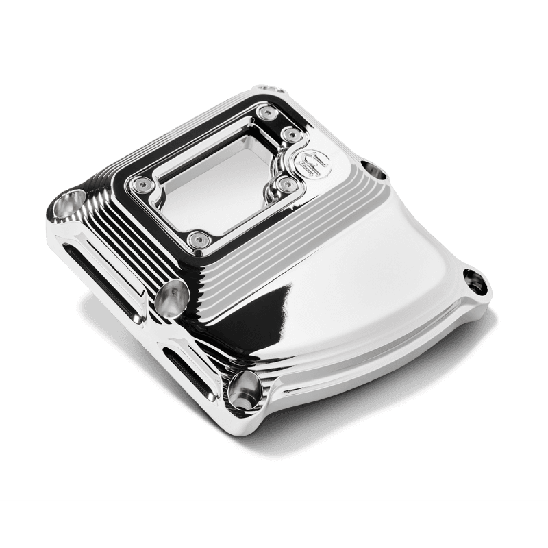 Performance Machine — Chrome, Transmission Cover w/Bezel, Vision
