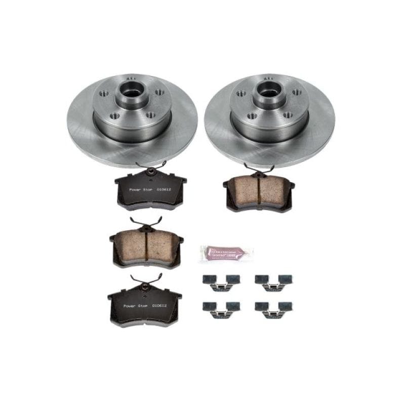 PowerStop — OE Stock Replacement Low-Dust Ceramic Brake Pad and Rotor Kit